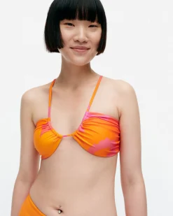 Vaatteet Marimekko Hiekka Unikko Bikinin Ylu00E4Osa