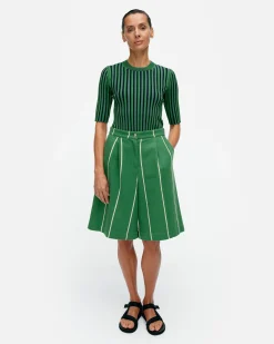 Vaatteet Marimekko Hyu00F6Ky Vesi Puuvillapellavashortsit