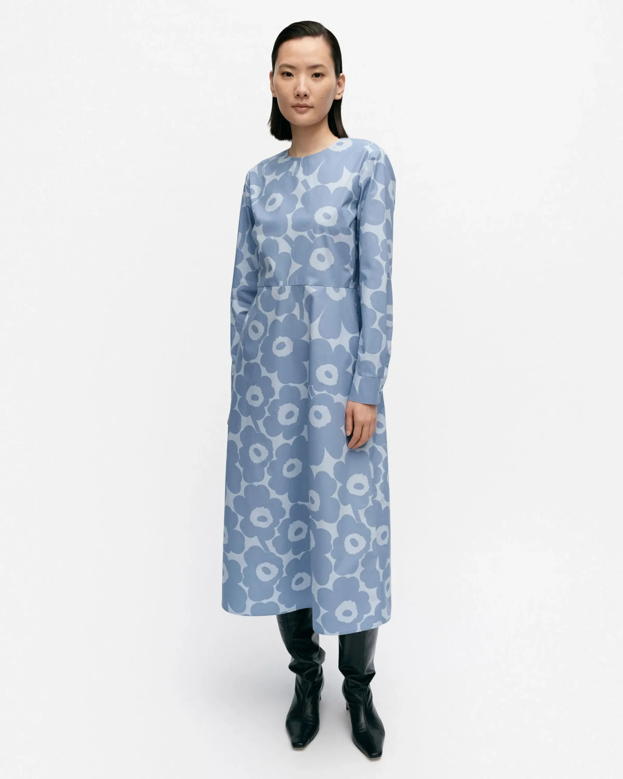 Vaatteet Marimekko Katse Unikko Puuvillapopliinimekko