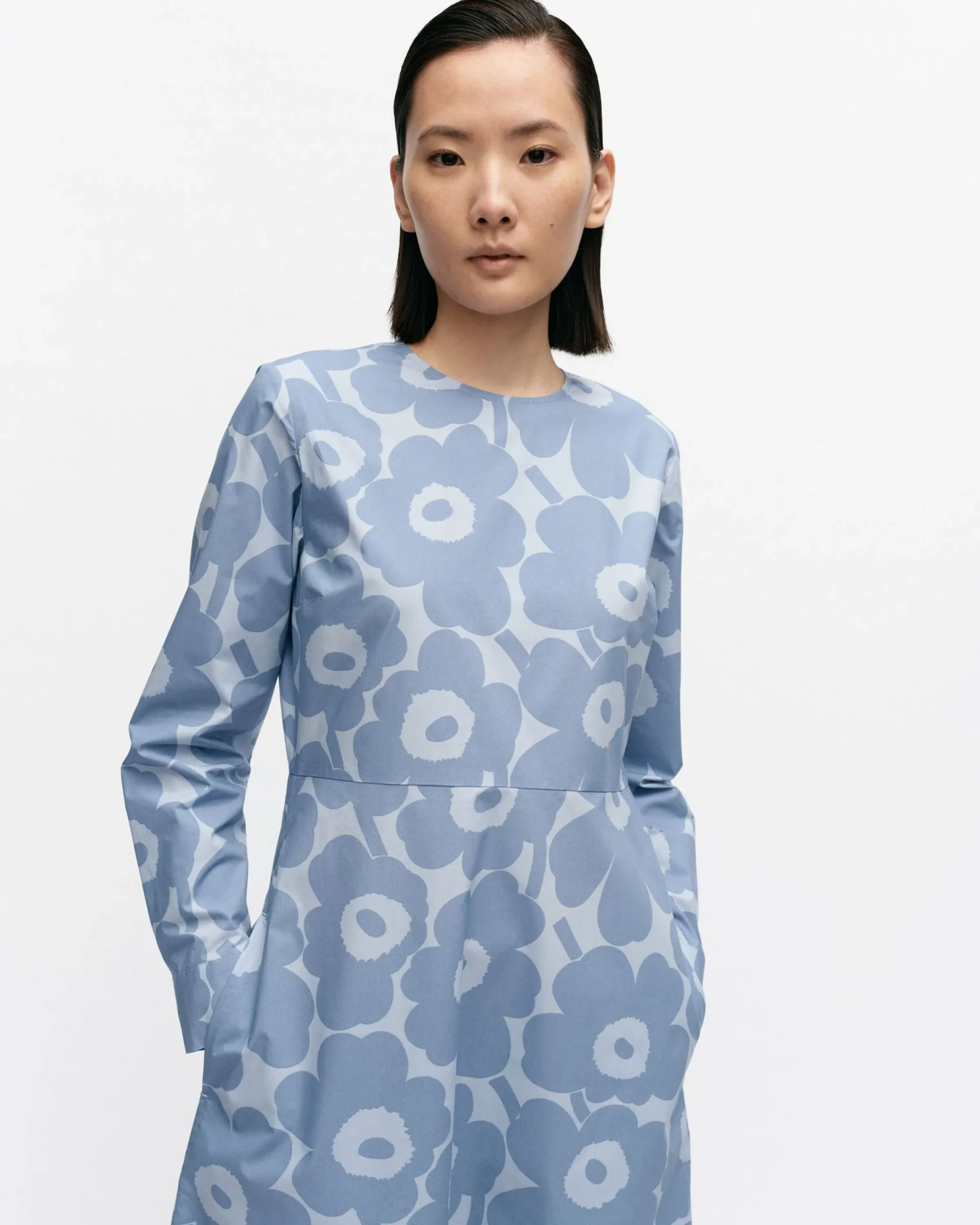 Vaatteet Marimekko Katse Unikko Puuvillapopliinimekko