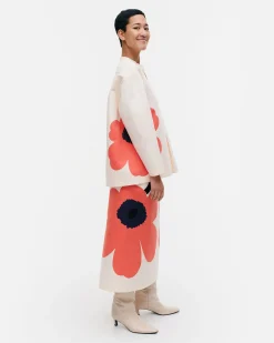 Vaatteet Marimekko Kerran Heijastus Unikko Puuvillapellavapaita