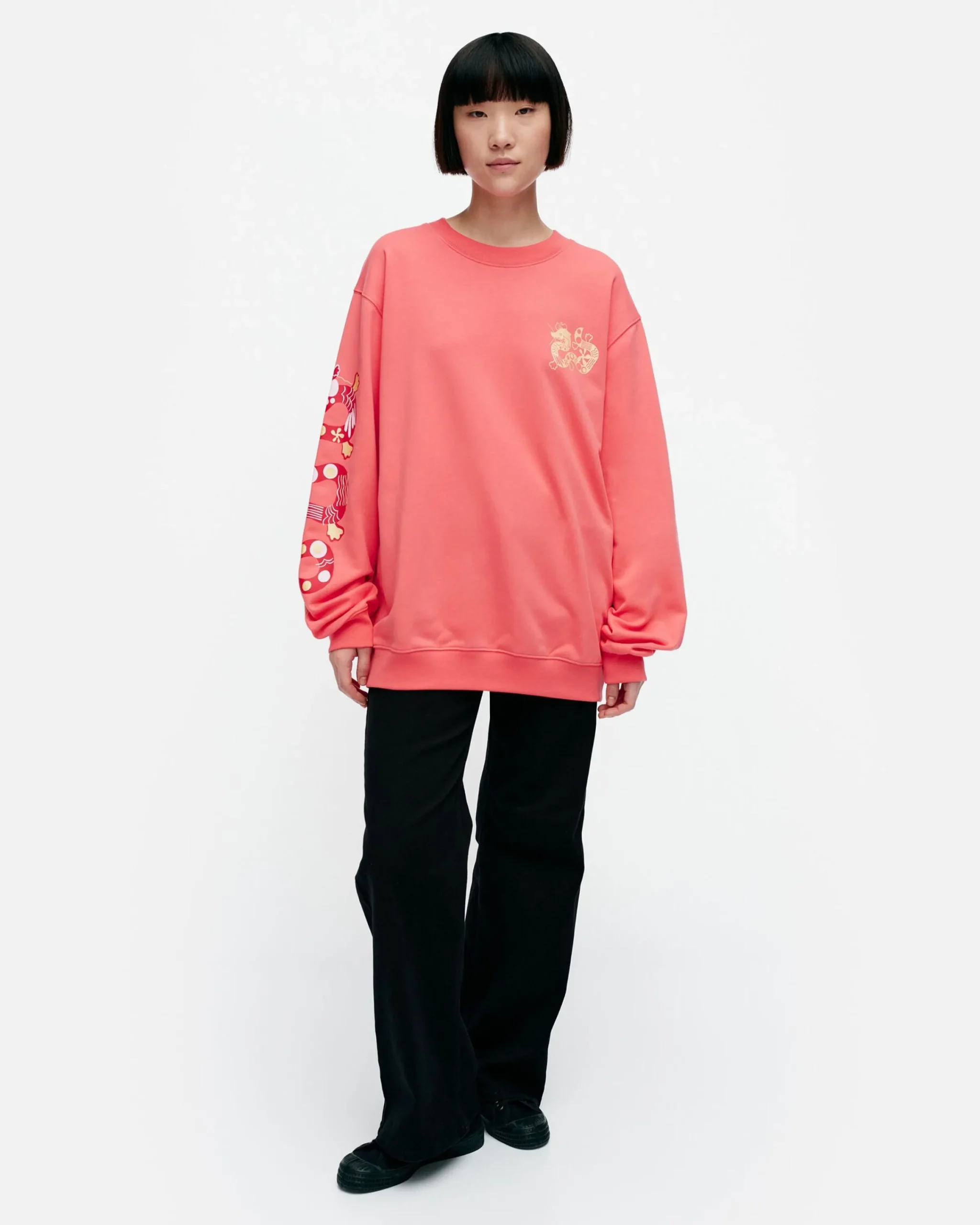 Vaatteet Marimekko Kioski Loisto Jalo Placement Collegepaita