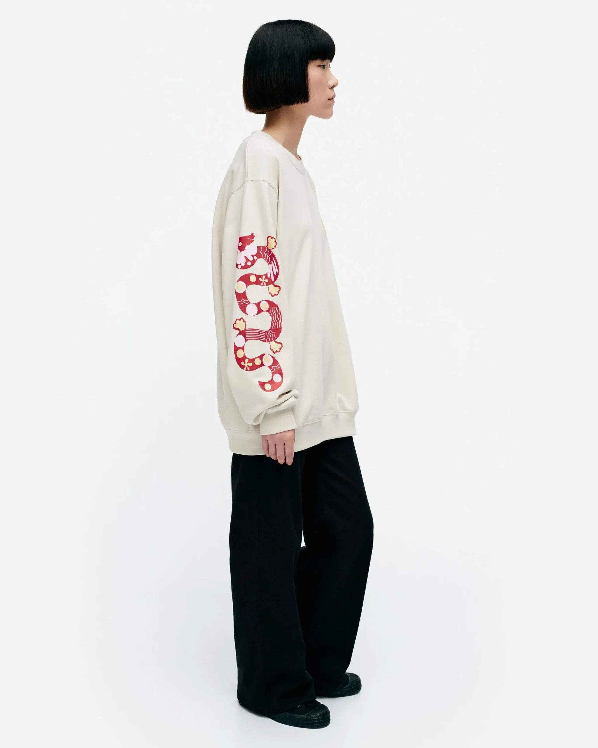 Vaatteet Marimekko Kioski Loisto Jalo Placement Collegepaita