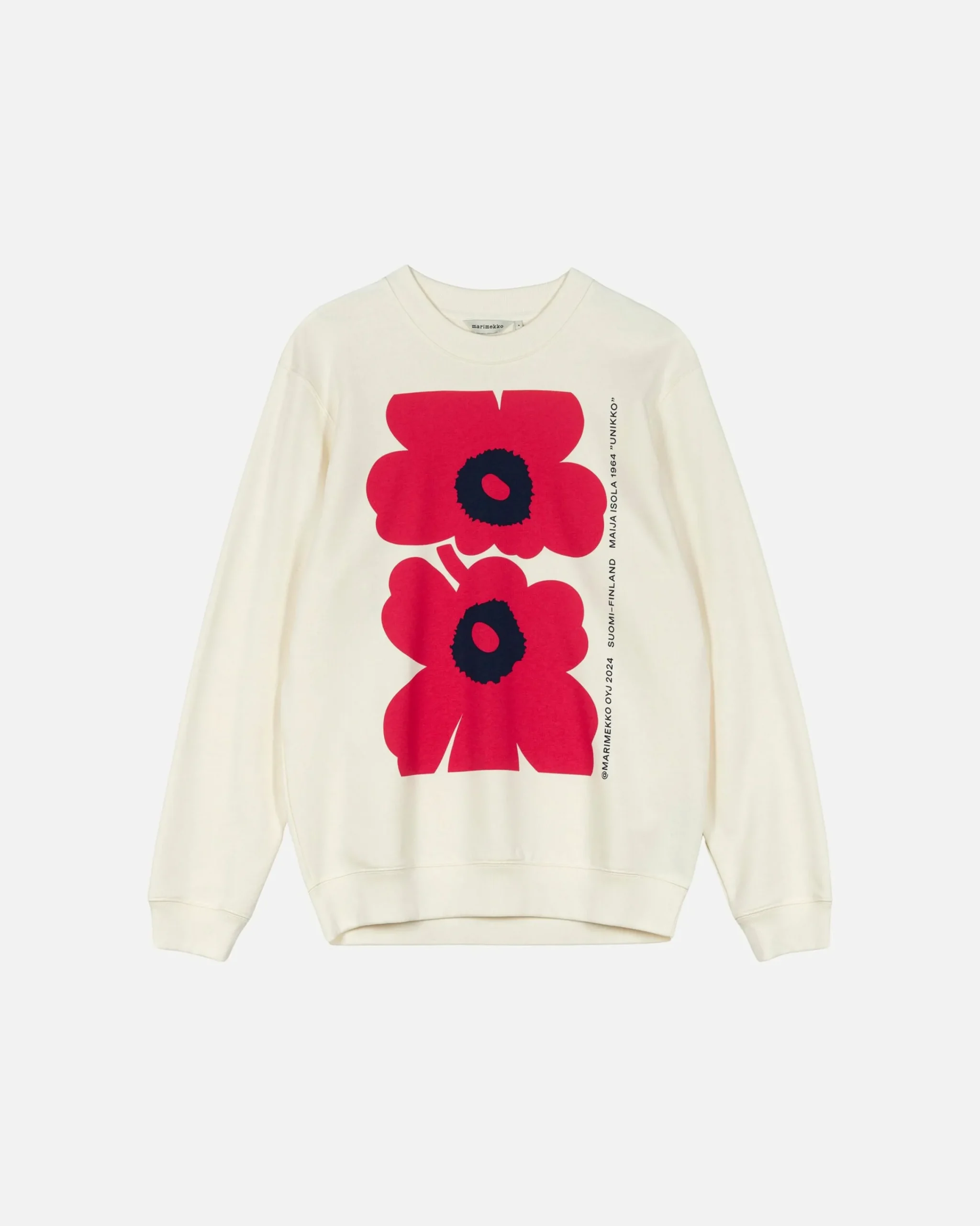 Vaatteet Marimekko Kioski Loisto Unikko Placement Collegepaita