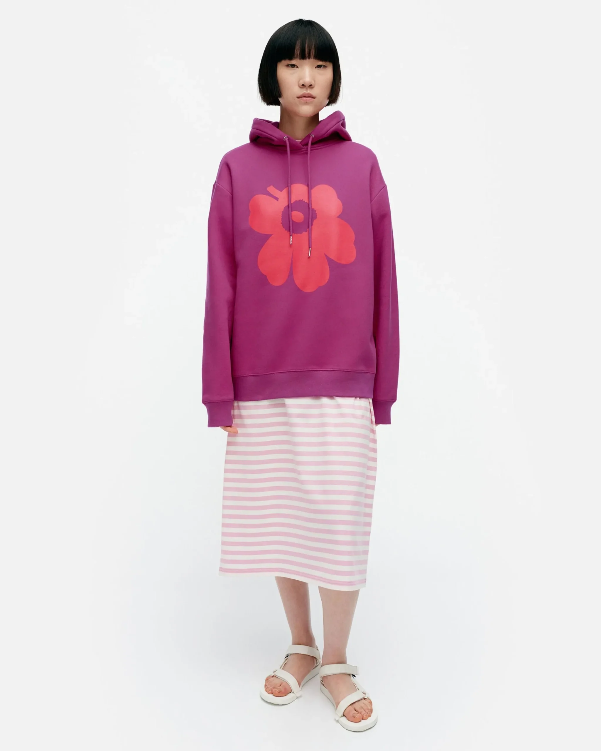 Vaatteet Marimekko Kioski Runoja Unikko Placement Huppari