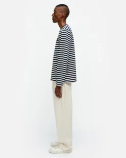 Vaatteet Marimekko Kioski Tasaraita Men Longsleeve Trikoopaita