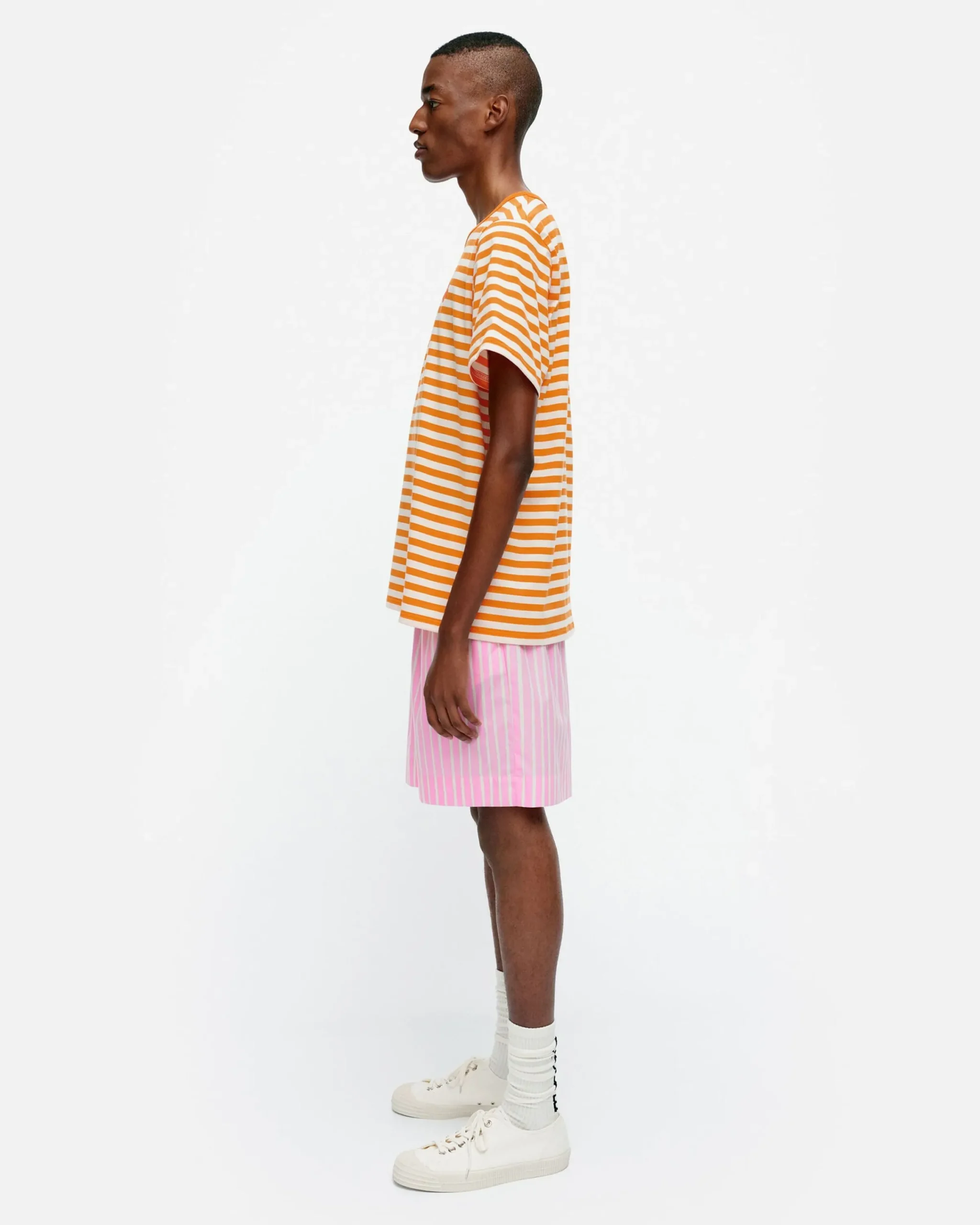 Vaatteet Marimekko Kioski Tasaraita Men Shortsleeve T-Paita