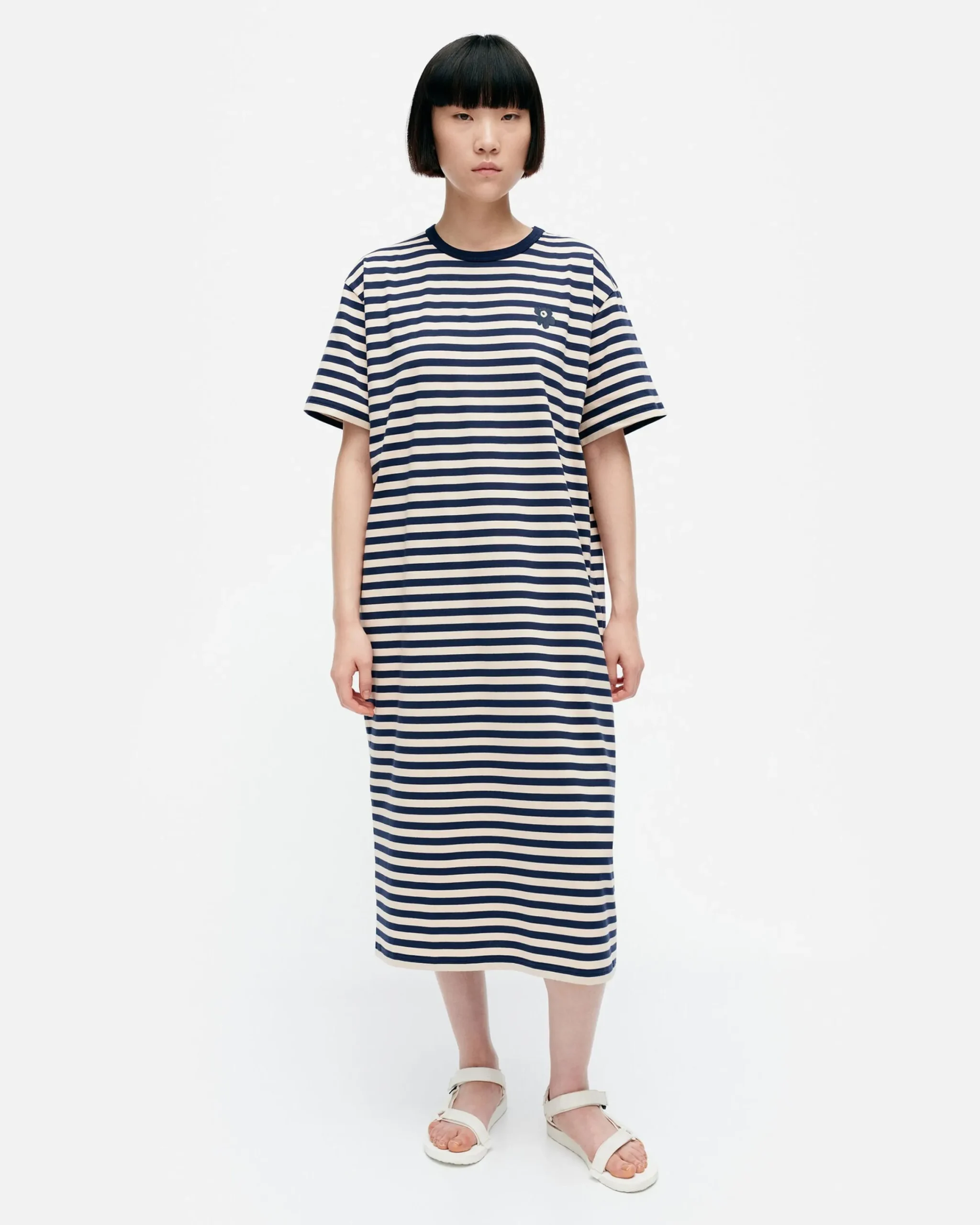 Vaatteet Marimekko Kioski Tasaraita Oversized Trikoomekko