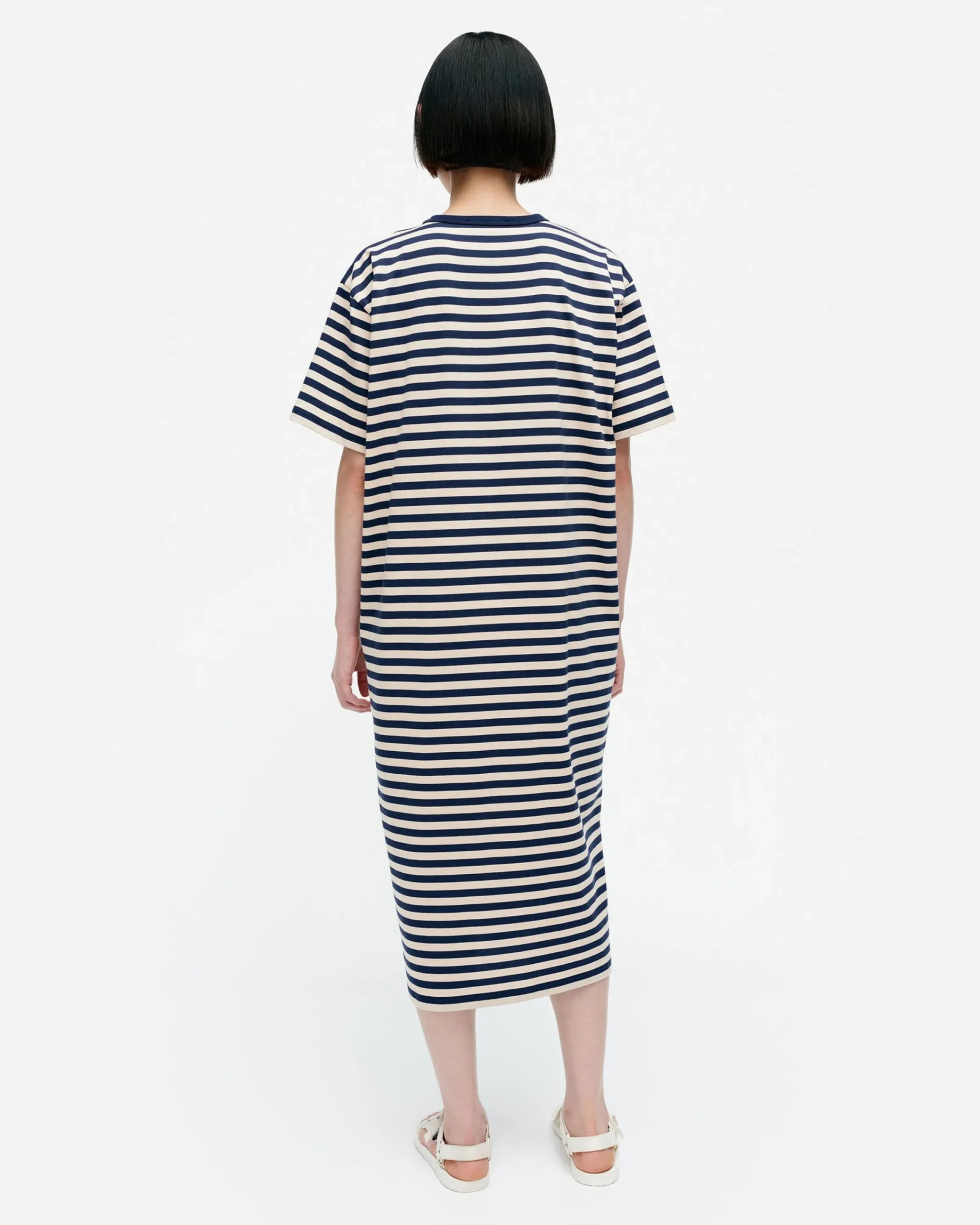 Vaatteet Marimekko Kioski Tasaraita Oversized Trikoomekko
