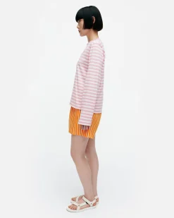 Vaatteet Marimekko Kioski Tasaraita Relaxed Longsleeve Trikoopaita