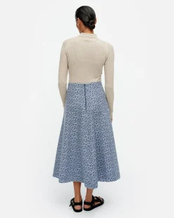 Vaatteet Marimekko Koski Unikko Puuvillahame