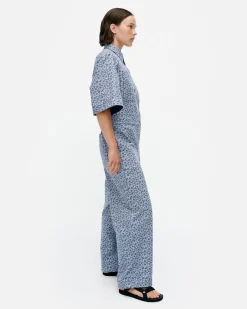 Vaatteet Marimekko Kukkein Unikko Puuvillahaalari