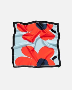 Asusteet Marimekko Lauhtua Heijastus Unikko Silkkihuivi