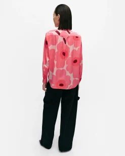 Vaatteet Marimekko Maija Unikko Silkkipaita
