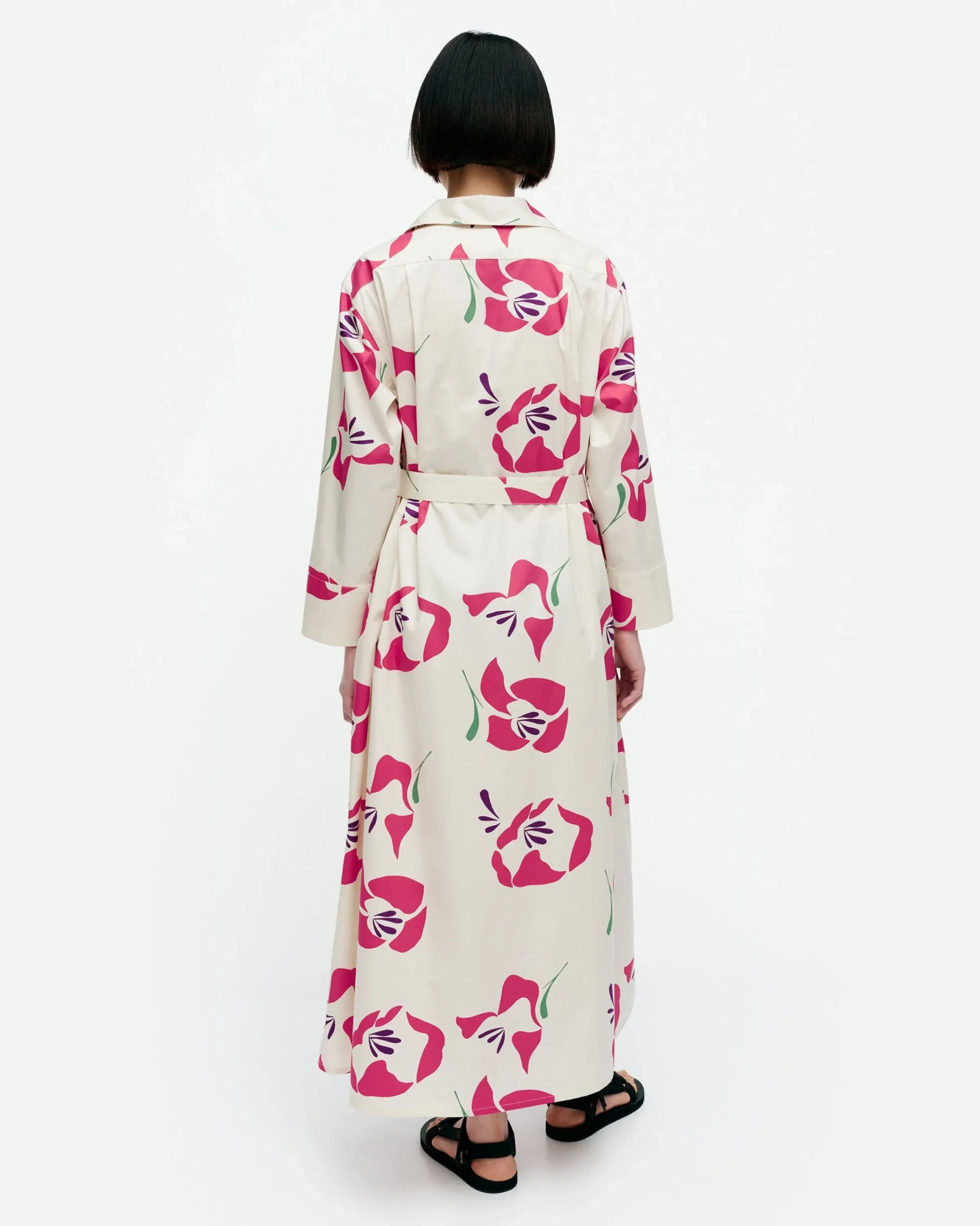 Vaatteet Marimekko Perenna Helakka Puuvillapopliinimekko