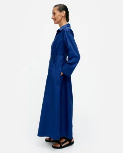 Vaatteet Marimekko Perenna Solid Puuvillapopliinimekko