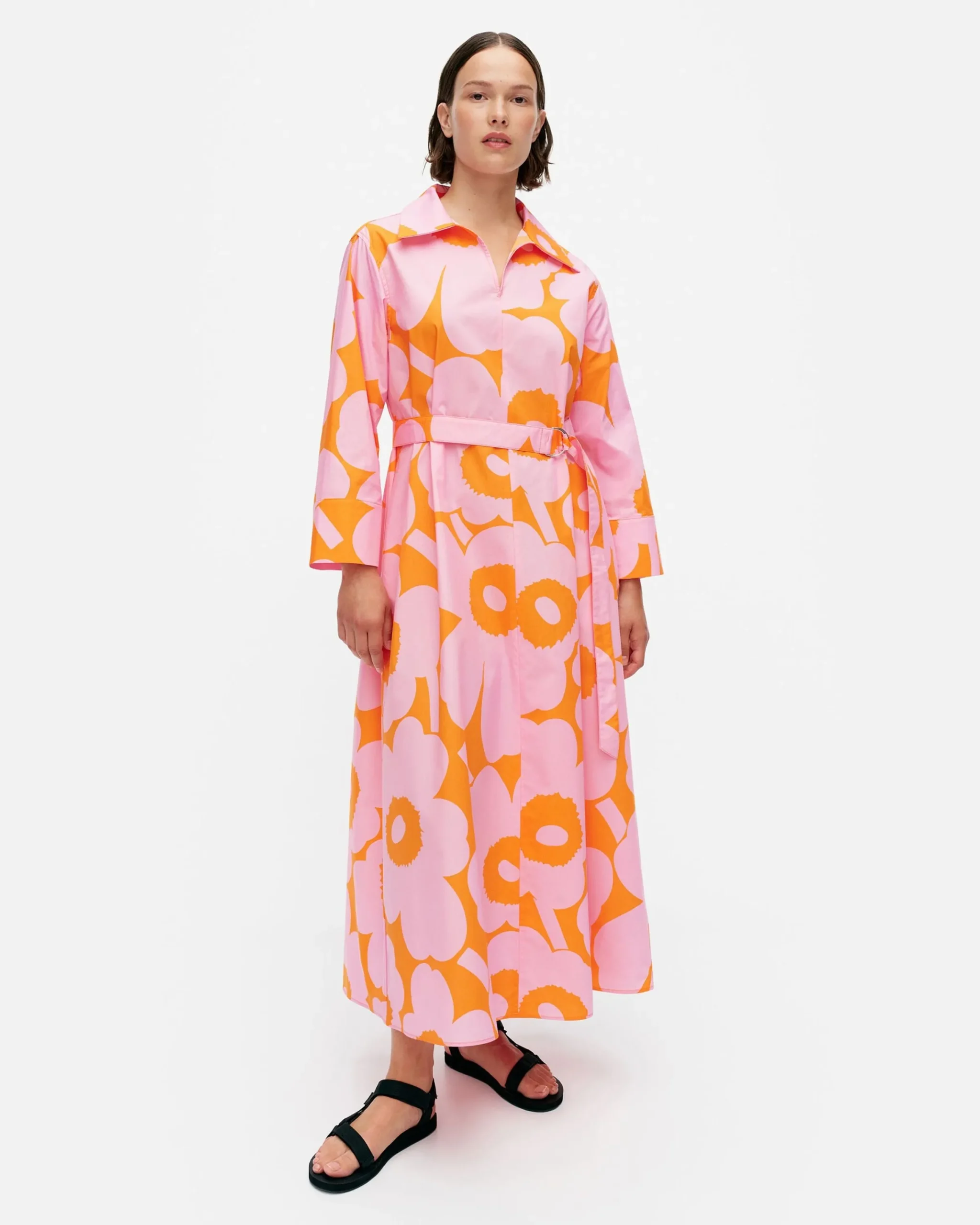 Vaatteet Marimekko Perenna Unikko Puuvillapopliinimekko