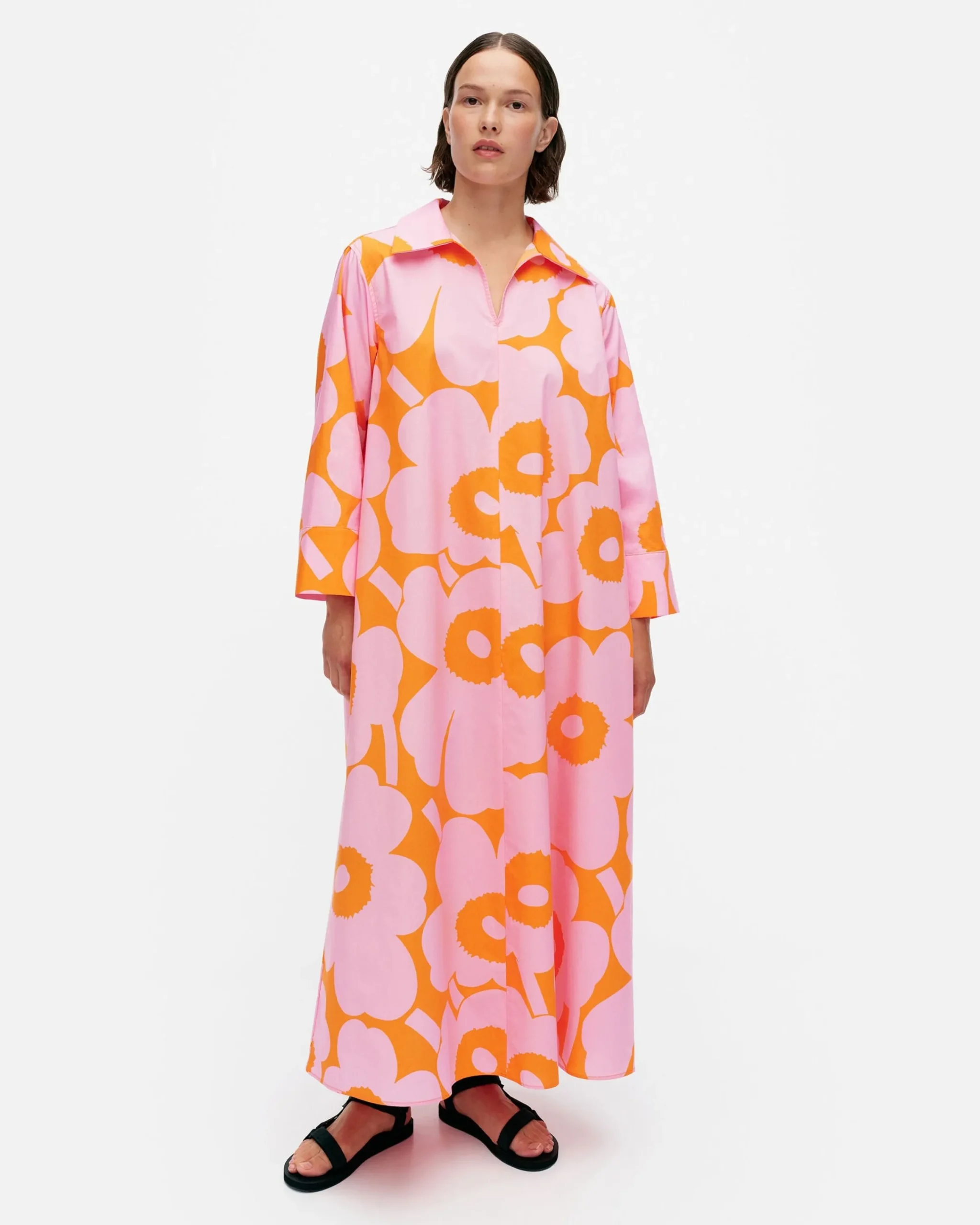 Vaatteet Marimekko Perenna Unikko Puuvillapopliinimekko