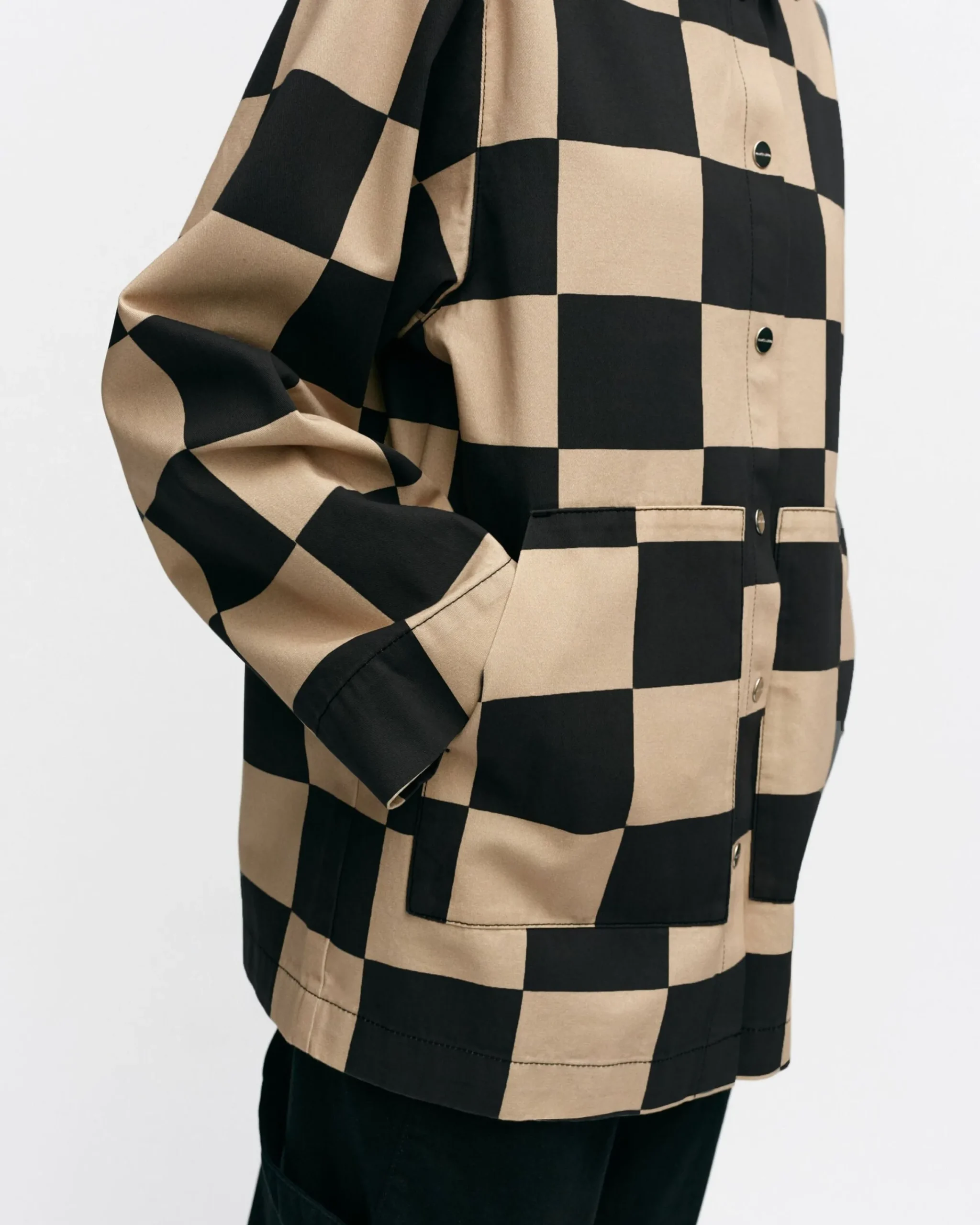 Vaatteet Marimekko Potenssi Kukko Ja Kana Puuvillapaitatakki