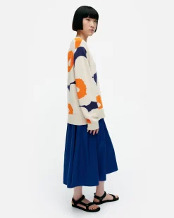 Vaatteet Marimekko Pu00E4Ivu00E4 Unikko Puuvillaneulepusero