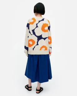Vaatteet Marimekko Pu00E4Ivu00E4 Unikko Puuvillaneulepusero