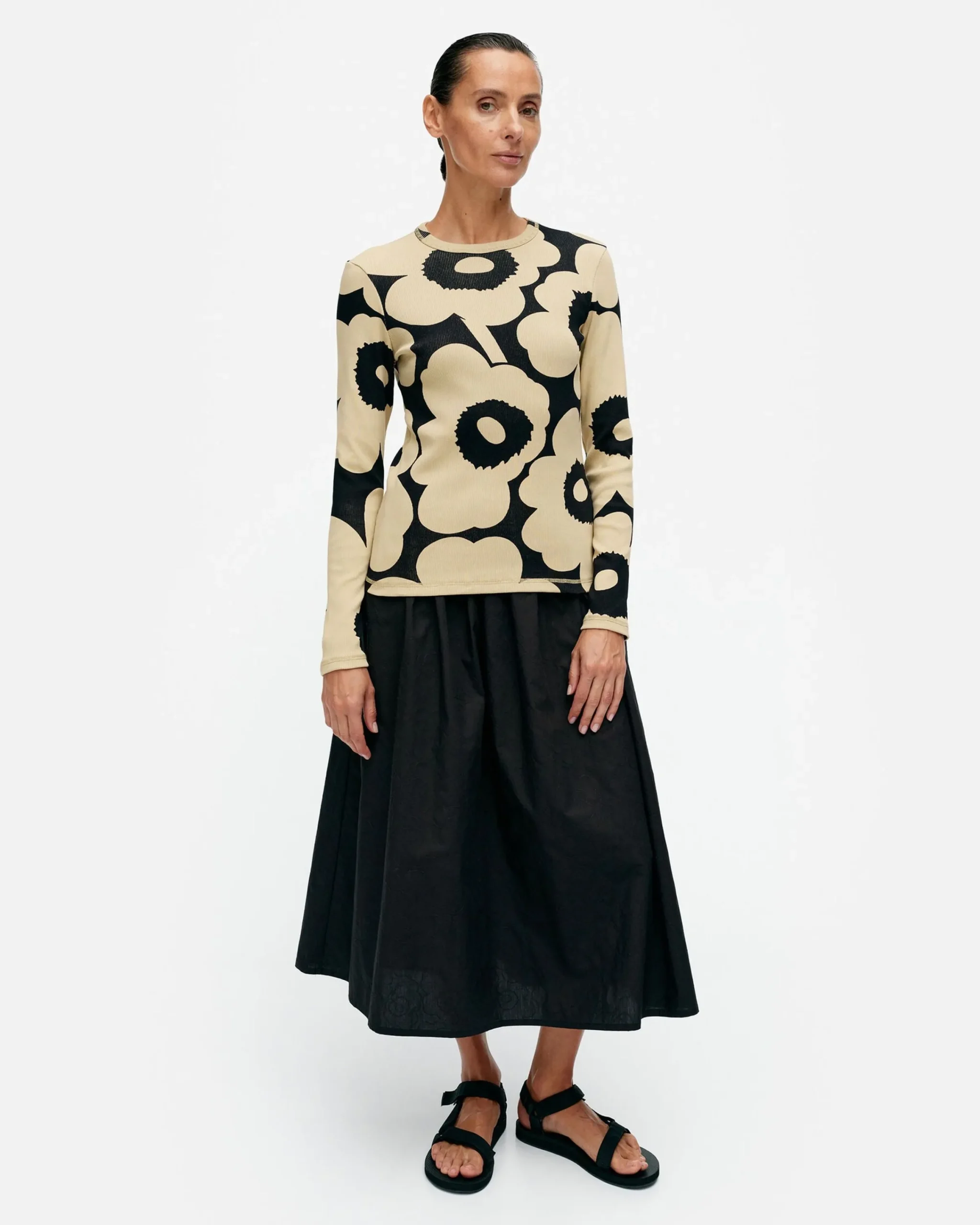 Vaatteet Marimekko Tulva Unikko Ribbipaita