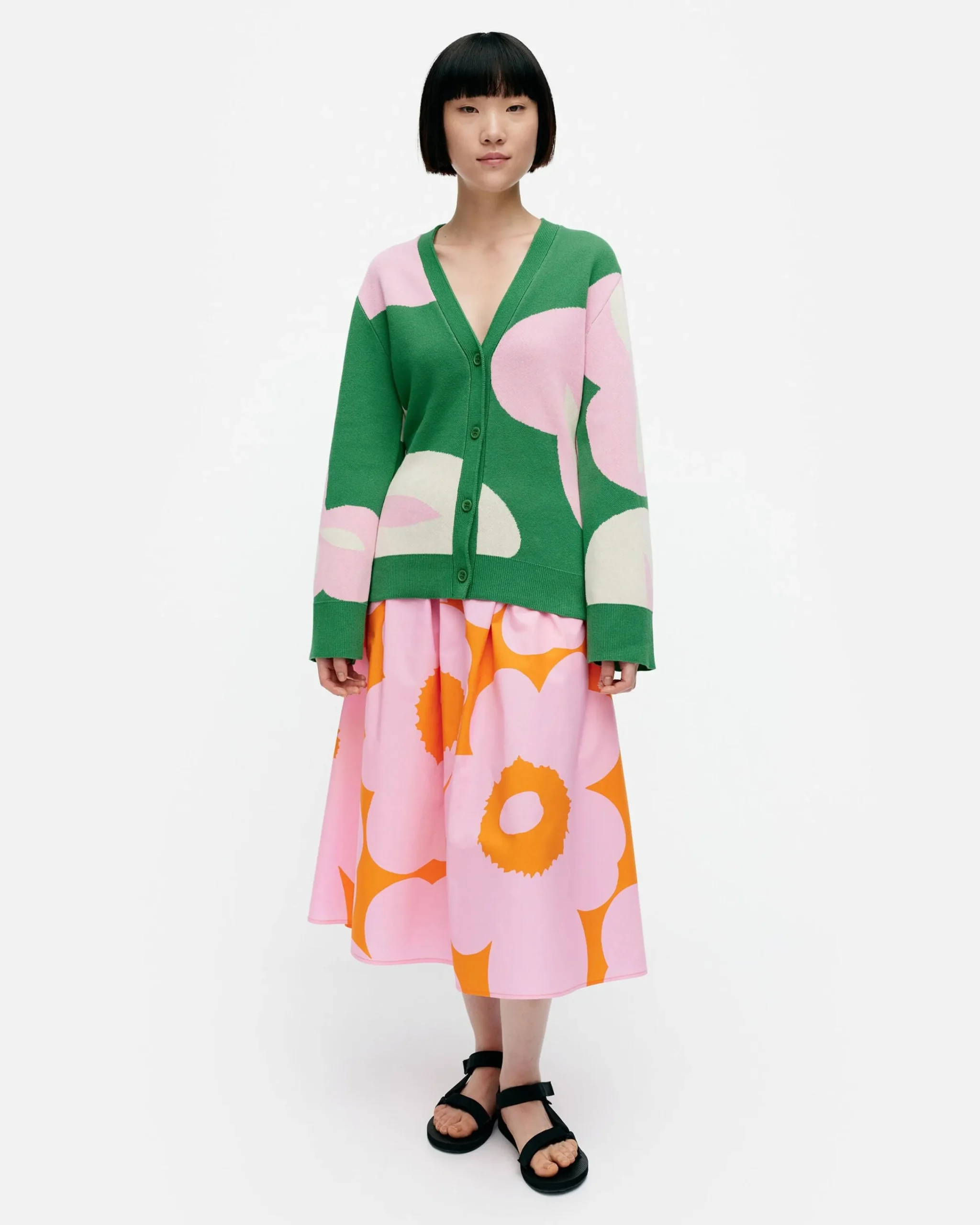 Vaatteet Marimekko Tyrske Poiminto Puuvillaneuletakki