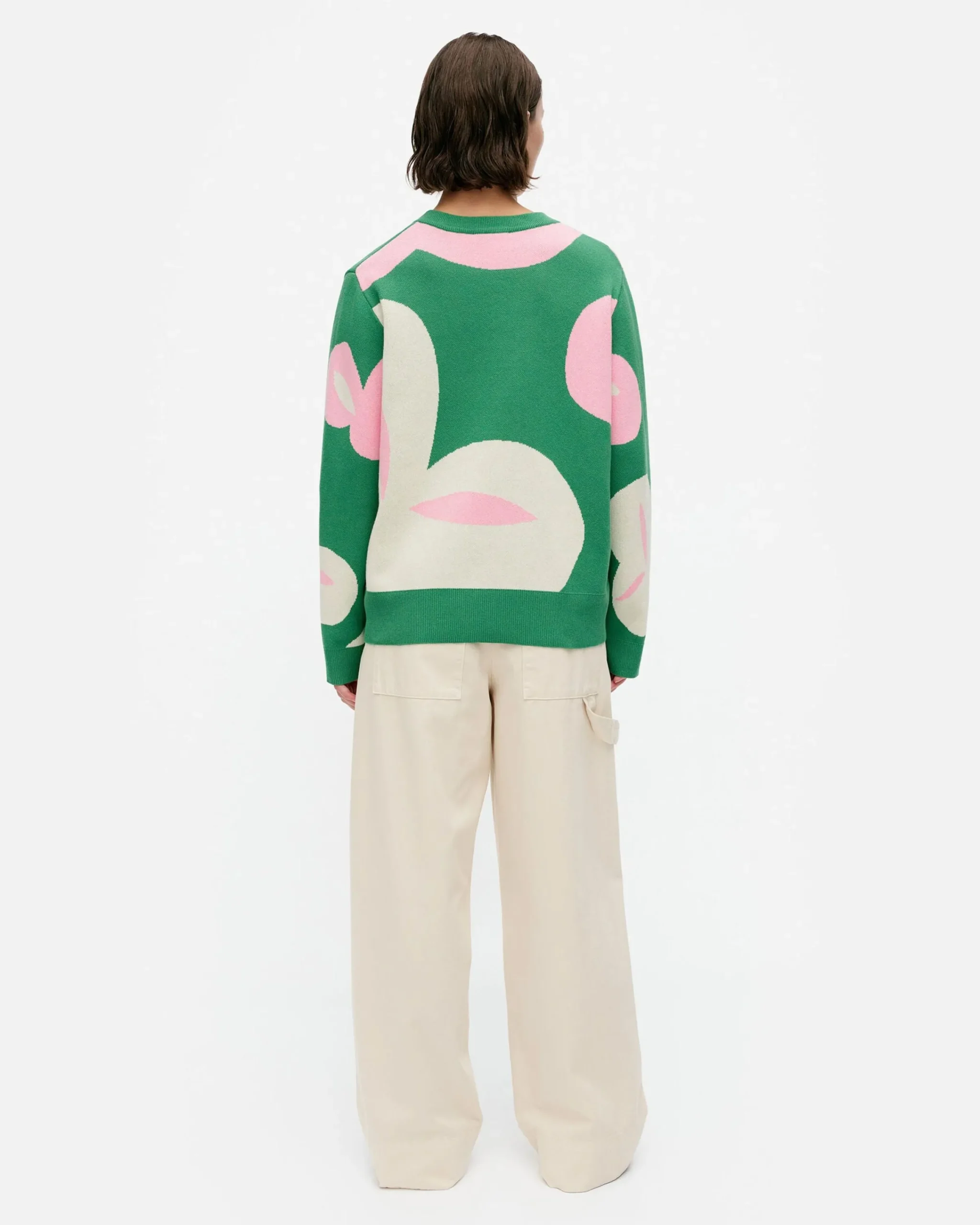 Vaatteet Marimekko Viuhko Poiminto Puuvillaneulepusero
