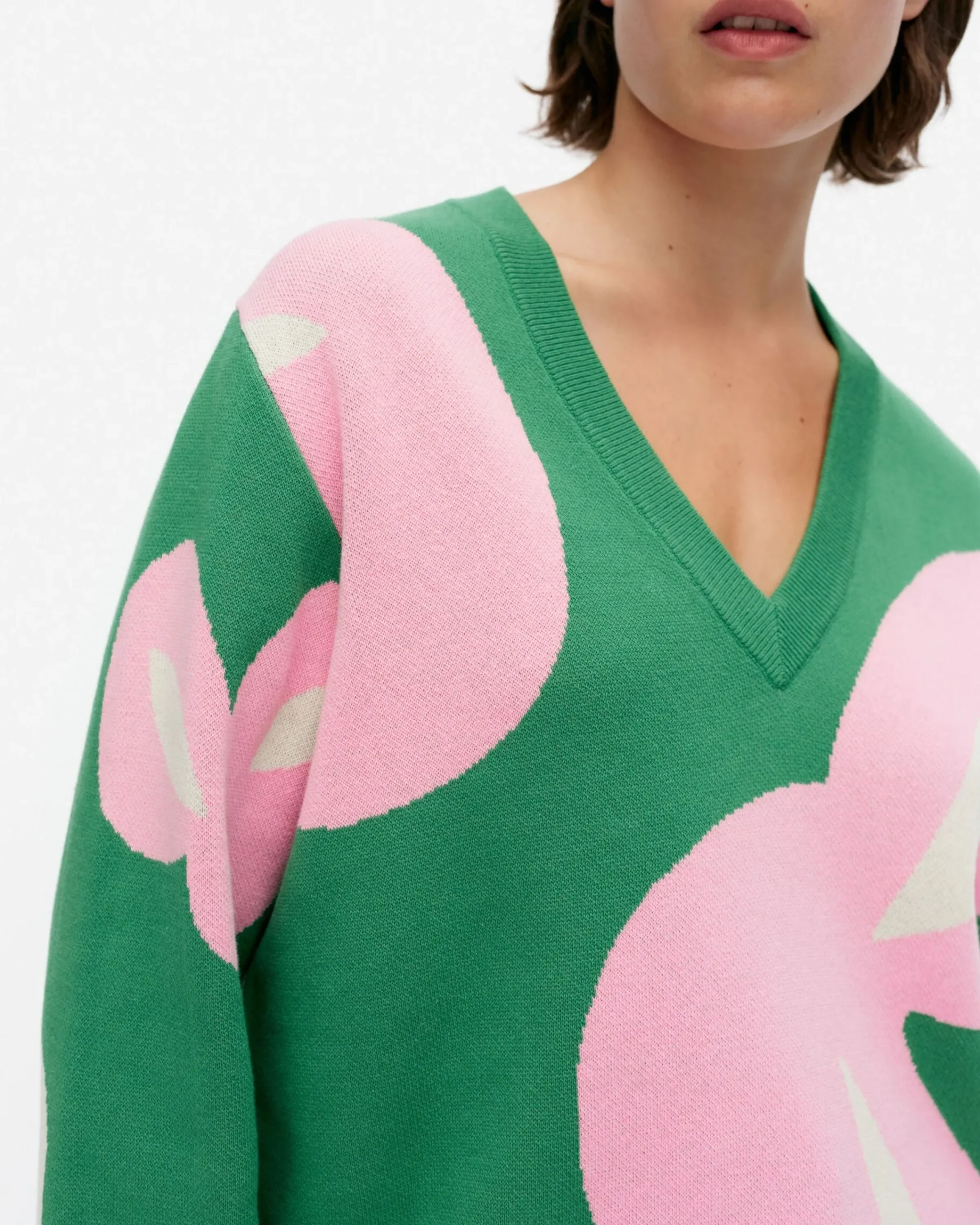Vaatteet Marimekko Viuhko Poiminto Puuvillaneulepusero