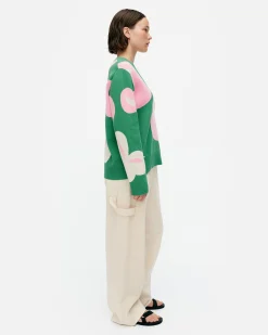 Vaatteet Marimekko Viuhko Poiminto Puuvillaneulepusero